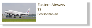 Eastern Airways	 T3 Großbritanien