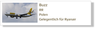 Buzz RR Polen Gelegentlich für Ryanair