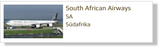 South African Airways SA Südafrika