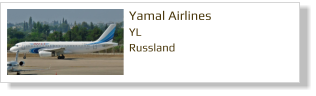 Yamal Airlines		 YL Russland