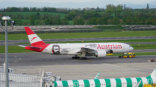 Austrian Airlines mit Sticker