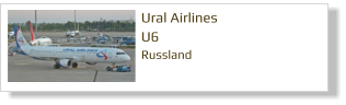 Ural Airlines U6 Russland