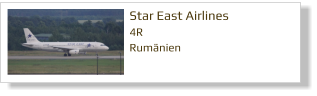 Star East Airlines 4R Rumänien