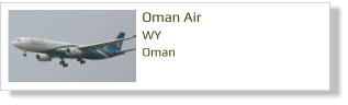 Oman Air WY Oman