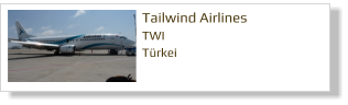 Tailwind Airlines TWI Türkei