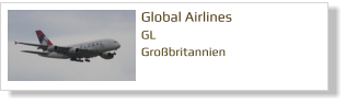 Global Airlines GL Großbritannien